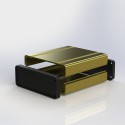 W150*H80*L150 MM جعبه آلومینیومی چهارتکه Aluminum Project Box Electronic Enclosure Case