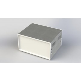 W:180*H:100 - جعبه فلزی با پانل پلاستیکی Sheet Metal Junction Box- İron Housing ABS Plastic Panels
