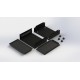 جعبه فلزی با پانل پلاستیکی W:180*H:100-Sheet Metal Junction Box- İron Housing ABS Plastic Panels