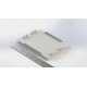 جعبه فلزی با پانل پلاستیکیW:150*H:110-Sheet Metal Junction Box- İron Housing ABS Plastic Panels