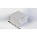 W:220*H:100 - جعبه فلزی با پانل پلاستیکی Sheet Metal Junction Box- İron Housing ABS Plastic Panels
