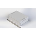 W:300*H:95 - جعبه فلزی با پانل پلاستیکی -Sheet Metal Junction Box- İron Housing ABS Plastic Panels