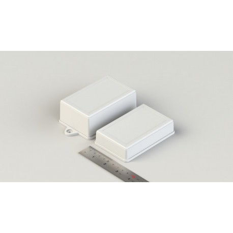 جعبه پلاستیکی ساده و گوشواره دار- سایز دوم ابعاد: L85_W55_H35
